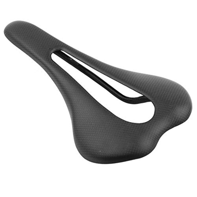 Asiento de Bicicleta, Arco de Suspensión de Asiento de Bicicleta de Montaña Ajustable de Alto Módulo de Diseño Hueco de Fibra de Carbono para Biciclet