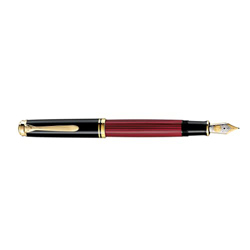 Pelikan FWI 800 816519 - Pluma estilográfica (punta F, en caja), color negro y rojo precio