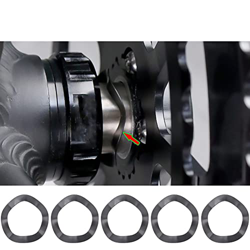 LKJYBG 5 arandelas para cigüeñal, BB30 PF30 BB386, arandelas de ajuste de pedales, 24 mm 30 mm, disco ondulado para bicicleta de montaña de 30 mm características