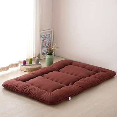 KKCD Colchón De Piso Japonés Plegable,Colchón De Futón De Piso Grueso Suave para Niños,Colchón De Dormir para Adultos En El Piso,Colchón Dormitorio,Ta