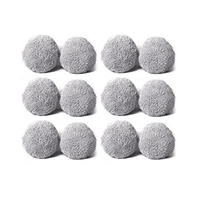 YINYANG swaiwai Ajuste for Cobot 168 188 MOP Pro Accesorios Ventana Limpieza Weeper Sweeping Paño Robot Robot Aspirador (Color : 12pcs)