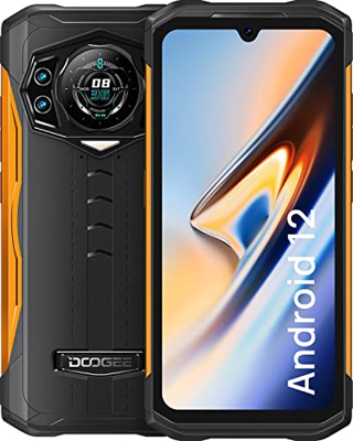 Movil Resistente, DOOGEE S98 8GB + 256GB Teléfono Movil Android 12, 6.3”FHD Pulgadas, Cámara Triple 64MP+Visión Nocturna 20MP, 6000mAh Batería, Helio 