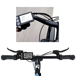 ZYNCUE Pantalla LCD E‑Bike Digital Meterm, Bicicleta Eléctrica S866 24V/36V/48V Enchufe Impermeable Pantalla LCD Para E-Bike Scooter en oferta