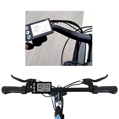 ZYNCUE Pantalla LCD E‑Bike Digital Meterm, Bicicleta Eléctrica S866 24V/36V/48V Enchufe Impermeable Pantalla LCD Para E-Bike Scooter