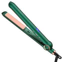 Dasimiket Plancha del Pelo Profesional Placas Flotantes Cerámica Planchas del Pelo Tecnología Pro Ionizer 120 ℃-210 ℃ LCD display precio