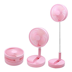 NSOLIW Ventilador De Pie Oscilante Portátil, Ventiladores De Sobremesa Plegable, Mini Ventilador USB De 3600 Mah, Ventilador De Pedestal Silencioso pa características