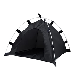 Miletine Tienda de campaña para perros de gran espacio, plegable, plegable, al aire libre, mascotas, carpa para perros, suministros para gatos características