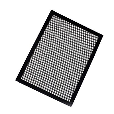 Hoja reutilizable Mesh Barbecue Cooking Baking Mat BBQ Non - Stick Grill Resistente Cocina, Dining & Bar M165 (B, One Size)