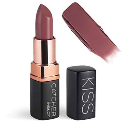 INGLOT COSMÉTICOS Pintalabios en barra cremos, Kiss Catcher, formula hidratante y vegana, 4gr, color: marron violeta, ROSIE COCOA 912