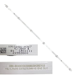 Tira 6 Leds Hisense H40B5600 CRH-BX40C130300603913REV1.0 191108X C301 características