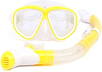 Desconocido Máscaras de Buceo con esnórquel de Cara Completa, máscara de esnórquel, Gafas de esnórquel, Juego de esnórquel, antiniebla, Vidrio Templad