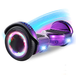 HST Hoverboard 6.5'' Patinetes Autoequilibrio Patinete Eléctrico Bluetooth, Ruedas de Skate con luz LED para Niños y Adultos en oferta