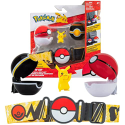 Pokemon Cinturon Set Pikachu & Bolas Pokemon – Incluye 1x 5 cm Pokemon Figura 1x Cinturón & 2 x Pokeballs – Licencia Oficial Juguetes Pokemon precio