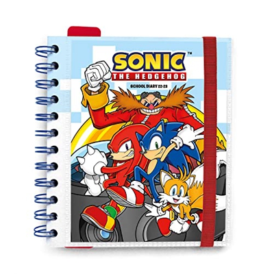 Agenda 2022 2023 Sonic - Agenda escolar 2022 2023 dia por página desde agosto de 2022 a junio de 2023 │ Vuelta al cole material escolar - Agenda Sonic