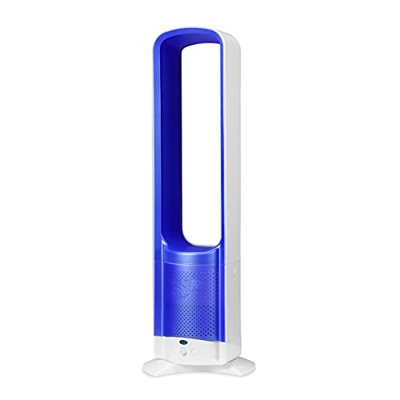 YEZIB Ventilador sin Buques Cofryer, 32/16 Pulgadas Portátil Ventilador de pie Singular sin Sentido Fan de Aire No-Blade Aire Baja Ruido Romoto Contro