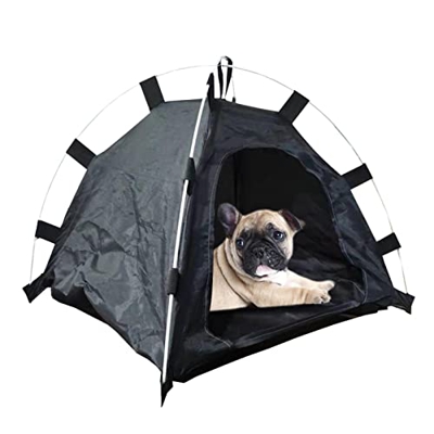 Hudhowks Tienda Tipi para Mascotas al Aire Libre - Nido para Perros y Gatos a Prueba de Viento, Impermeable y a Prueba de Humedad | Tienda Tipi para M