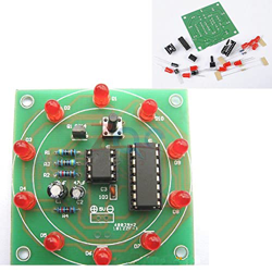Suite Rotary Suite electrónica CD4017 NE555 Auto DIY LED Light Kits Producción Piezas y Componentes características