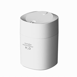 Humidificador, Mini Humidificador con Alimentación USB, con Tanque de Agua de 220ml Función de luz Nocturna y apagado automático, Funcionamiento silen en oferta