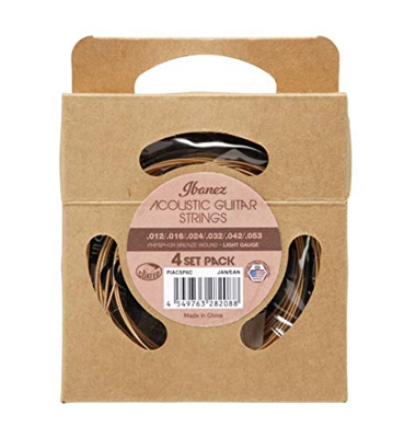 Ibanez PIACSP6C - Juego de cuerdas para guitarra acústica (4 unidades)