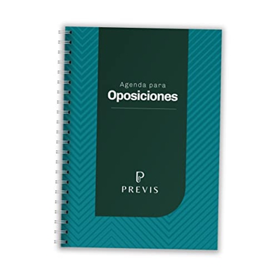 Agenda Oposiciones A5 para Estudio Optimizado - Organizador Oposiciones - Planificador Oposiciones