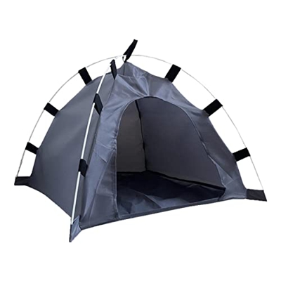 Povanjer Tienda Tipi para Mascotas al Aire Libre - Jaula Parques para Perros Gatos - Tienda Tipi para Mascotas con Alfombrilla para Perros Grandes, Ga