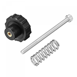 sourcing map Mano Giro Nivelación Tuerca 23mm y Plateado Caliente Cama Muelles Compresión Muelles para Impresora 3D con M3 Tornillo Paquete de 4 precio