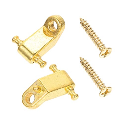 Vaguelly 1 Set Retenedores de Guitarra Eléctrica Guías de Cuerda de Rodillo Estándar con Tornillos para Accesorios de Piezas de Repuesto de Guitarra G