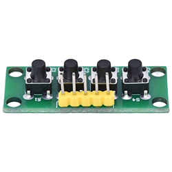 Aoutecen Módulo de Teclado de 4 Teclas, Diseño Razonable PCB de 1,6 Mm de Espesor Módulo de Teclado de Buena Disipación de Calor Estable Y Confiable c en oferta
