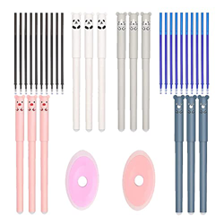 Bolígrafo de Gel Borrable，Bolígrafos de Gel Borrables Prácticos，Gel ink Pen，Bolígrafos de Gel bonitos，con 2 Borradores, Para Niños, Estudiantes y Adul precio