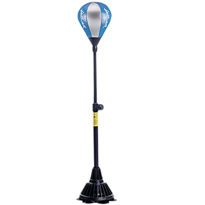Bola De Boxeo Ajustable En Altura para Adultos Y Niños, Balón De Boxeo Independiente con Base De 6 Ventosas, Mejore La Coordinación, El Enfoque (Color