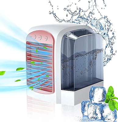 ZYHZJC Breeze Maxx Air Coader, 2021 Personal Mini Enfriador de Aire evaporativo, Ventilador de Aire Acondicionado Personal inalámbrico for automóvil, 