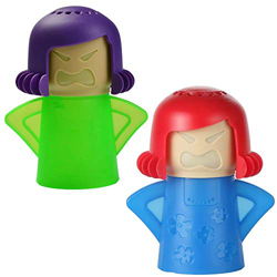 SUNSK Angry Mama Microondas Limpiador de Vapor de Acción Rápida de Cocina Frigorífico Desodorante Horno Vapor Olor Absorbente Removedor Herramienta de en oferta