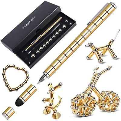 Bolígrafo de juguete, bolígrafo magnético de descompresión, bolígrafo magnético de metal, bolígrafo de escritura, bolígrafo Fidgi, juguete antiestrés 