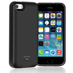 Funda de batería para iPhone SE (2016) 5S 5 HYZJA 4000mAh Slim Extended Batería Carga caso para iPhone 5 5S SE Recargable Portátil Cargador de Banco d características