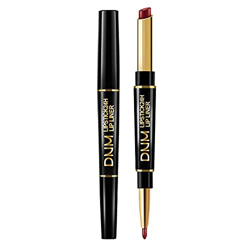 Barra de Labios Brillante + Perfilador de Labios Durable Pen Lipstick en el Matte 2 Velvet 1 Lipstick con Lip Durable Head Waterproof Lipstick Lápiz L precio
