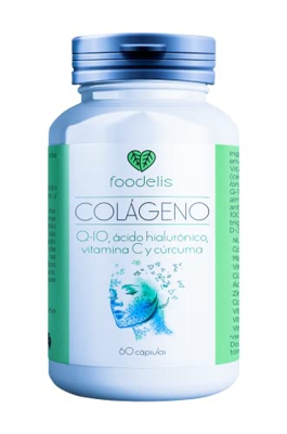 Colágeno hidrolizado marino con Magnesio + Ácido hialurónico + CÚRCUMA + Coenzima Q10 + Zinc + Vit C, A, D, B12 | Articulaciones y Huesos Fuertes | Pi