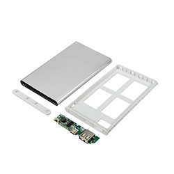 KIMODO Caja para teléfono Inteligente Kit Board + Shell Circuit Power Portable DIY 4000mAh Cargador de teléfono (Silver, One Size) precio
