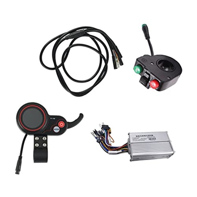 Beada Controlador eléctrico de motor de scooter de 48 V + pantalla de instrumentos + cable conector + interruptor para scooter Kugoo M4 de 10 pulgadas
