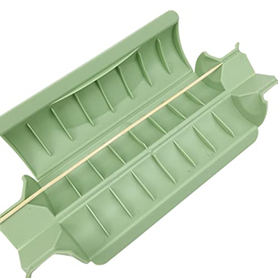 Maker Easy Meat Barbacoa Quick Kebab Vegetable Kebab Maker for BBQ Kitchen, Dining & Bar Cesta Castaña Asador M271 (Green, One Size)