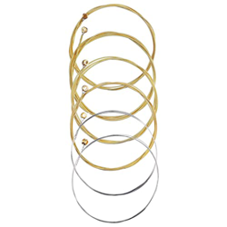 SouiWuzi Cuerdas de Guitarra acústica Cuerdas de Cobre de Guitarra acústica Conjunto Kit de Guitarra acústica Golden, Guitarra Cuerdas de Cobre precio