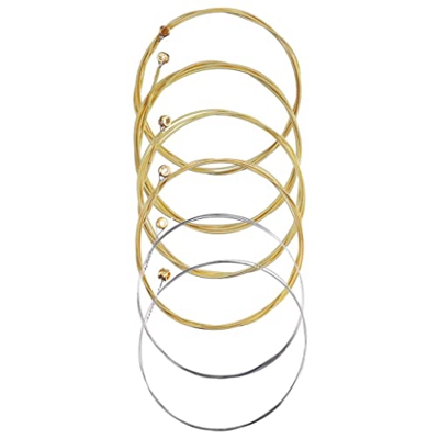 SouiWuzi Cuerdas de Guitarra acústica Cuerdas de Cobre de Guitarra acústica Conjunto Kit de Guitarra acústica Golden, Guitarra Cuerdas de Cobre