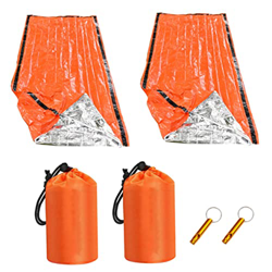 Liummrcy Sacero de Dormir de Emergencia, Saco bivy térmico Ligero, Bolsas de Mantas de Refugio de Supervivencia, Sack de Supervivencia bivy de Supervi características