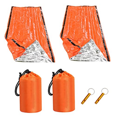 Liummrcy Sacero de Dormir de Emergencia, Saco bivy térmico Ligero, Bolsas de Mantas de Refugio de Supervivencia, Sack de Supervivencia bivy de Supervi