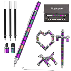 Bolígrafo Magnético, Strato Pen de Descompresión de Colores, Bolígrafo Magnetico, Fidget Pen para DIY Regalo Creativo, Bolígrafo Lápiz Táctil para Hom características