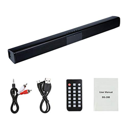 tellaLuna Barra de sonido de TV de 20 W con cable y altavoz Home Surround SoundBar para PC Teatro TV Altavoz en oferta