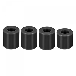 sourcing map 16mm/18mm Impresora 3D Calor Cama Piezas, Silicona Soportes Cama Sólido, Calor Resistencia Silicona Amortiguador Negro 1 Conjunto características