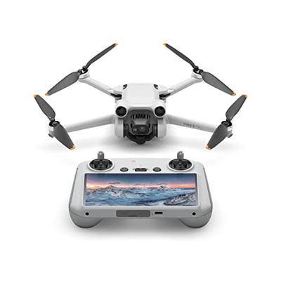DJI Mini 3 Pro (DJI RC) – Dron ligero y plegable con vídeo 4K/60 fps, fotos de 48 MP, 34 min de tiempo de vuelo, detección de obstáculos tridirecciona