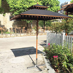 Imagen de UOSS 1.8x1.8m Sombrilla De Madera Sin Base Cuadrada Sombrilla De Jardín con Borlas Sombrilla De Mesa Café Impermeable Protector Solar A Prueba De Vien al mejor precio UOSS 1.8x1.8m Sombrilla De Madera Sin Base Cuadrada Sombrilla De Jardín con Borlas Sombrilla De Mesa Café Impermeable Protector Solar A Prueba De Vien características