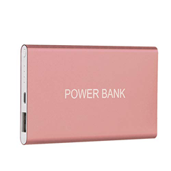KIMODO Banco Externo portátil Ultrafino del Poder del Cargador de batería del USB 12000mAh para el teléfono (Rose Gold, One Size) características