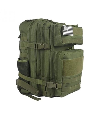 NA Mochila táctica militar de 45 l en color verde